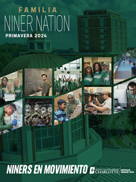 Cover of Niner Nation Family Magazine, Spanish version