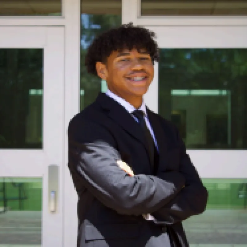 Headshot of student in blazer